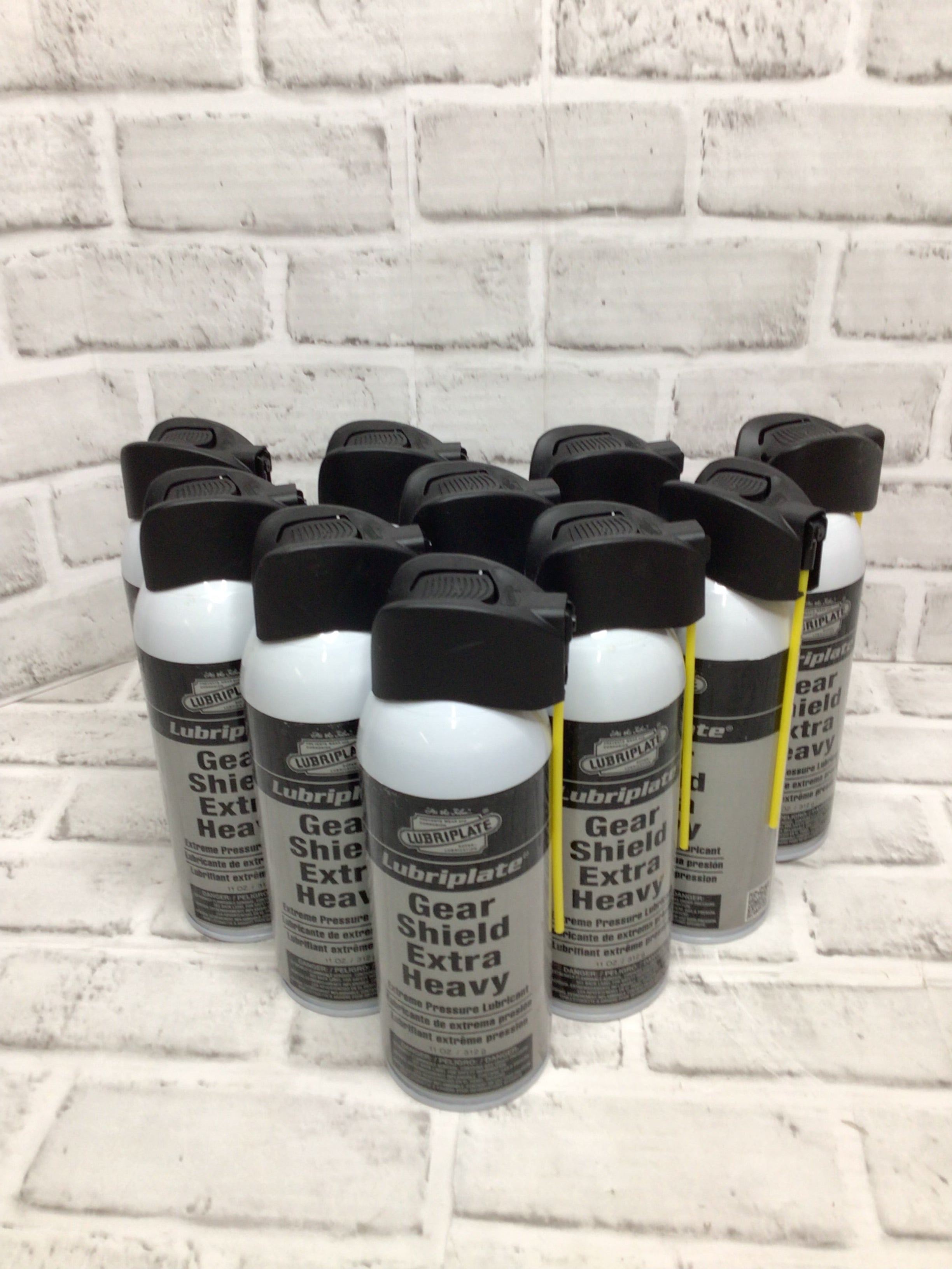 Lubriplate Gear Shield Extra Heavy Lithium Lubricant Grease L0152-063 (10 CANS) (8169884909806)